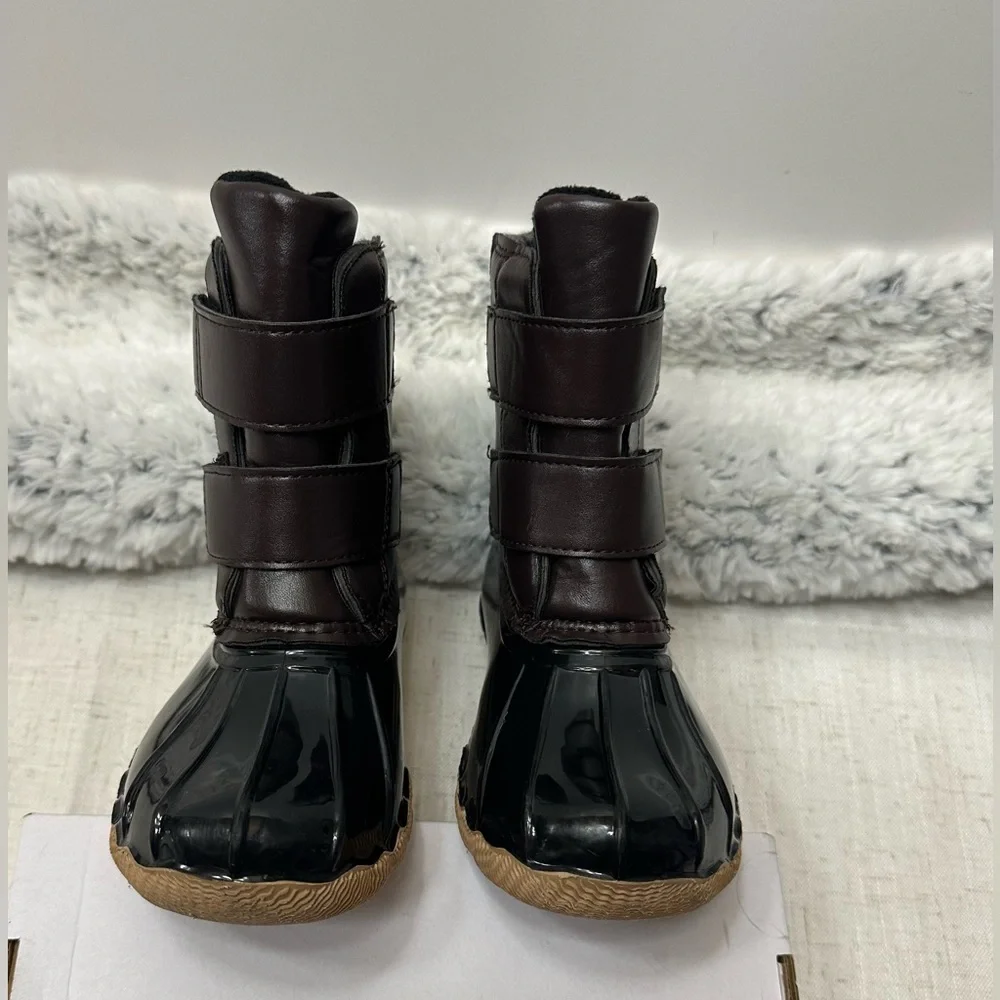 Ahannie Kids Boys Girls Winter Duck Boot, Youth Outdoor Waterproof